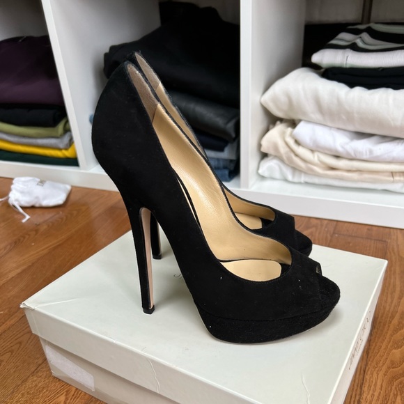 Jimmy Choo Gorgeous Open Toe Pump size 38.5 - Picture 5 of 7
